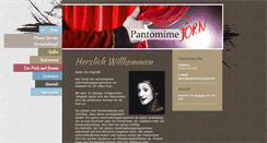 Desktop Screenshot of pantomime-joern.de